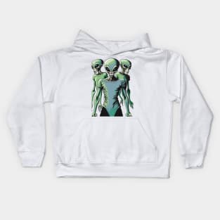 Alien Abductees Kids Hoodie